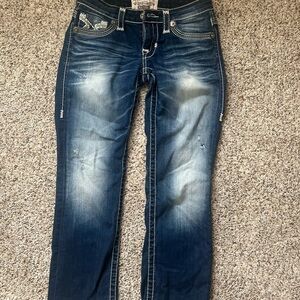 Big Star Women's Blue Ankle & Cropped Jeans